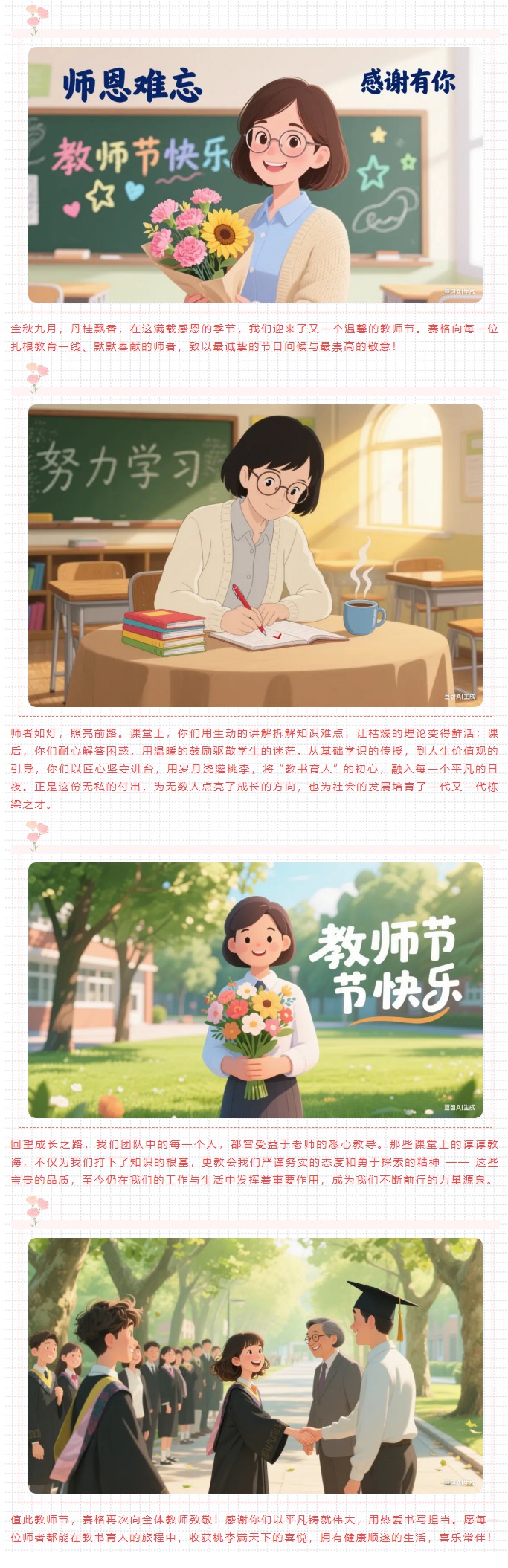 感恩有您 照亮前行 — 祝老師們節(jié)日快樂！_副本